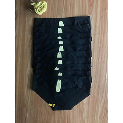 Combo 05 Quần lót su trơn màu  đen  từ 35kg đến 60 kg