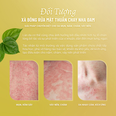 Xà Bông Tắm Thuần Chay Cao Cấp Lá Trầu Không Heebee