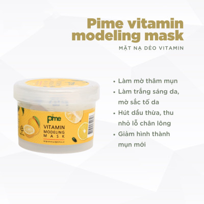 MẶT NẠ DẺO TRẮNG DA ỨC CHẾ NÁM PIME VITAMIN MODELING MASK 25G