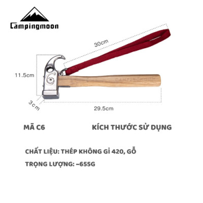 Búa dã ngoại đa năng Campingmoon C5/ C6