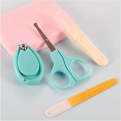 Bấm Móng Tay Trẻ Em, Bộ Dụng Cụ Bấm Móng Cho Bé 4 Chi Tiết, Cắt Móng Tay Tiện Dụng Có Hộp Đựng