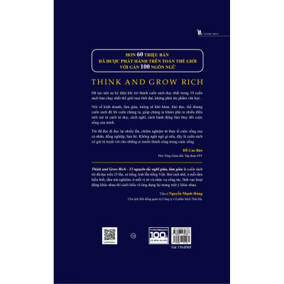 Think And Grow Rich - 13 Nguyên Tắc Nghĩ Giàu, Làm Giàu (Bìa Cứng)