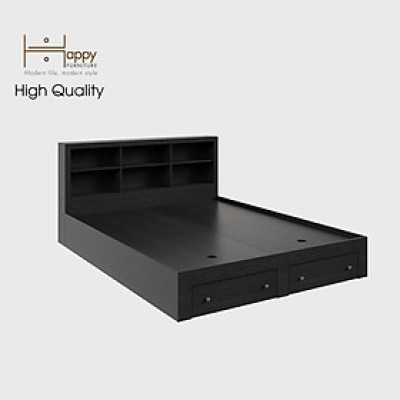 [Happy Home Furniture] FENNY, Giường ngủ -  kết hợp kệ đựng đồ ( chống ẩm cao cấp ), GNG_013, GNG_014, GNG_015, GNG_016