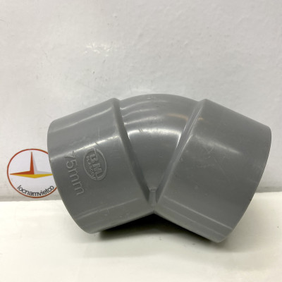 Lơi 75 dày nhựa PVC Bình Minh (45o ElBow)_L75D