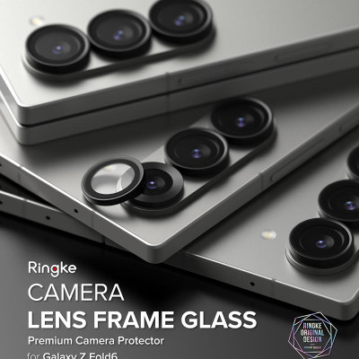 Dán camera cho Samsung Galaxy Z Fold 6/ Z Fold 7 RINGKE Lens Frame Glass kèm khung trợ dán_ Hàng chính hãng