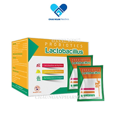 Men tiêu hóa Lactobacillus Mediphar Hộp 30 gói x 3g - Hỗ trợ làm giảm rối loạn tiêu hóa do loạn khuẩn đường ruột