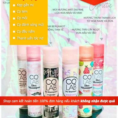 Dầu gội khô COLAB hương Refresh & Protect 200ml