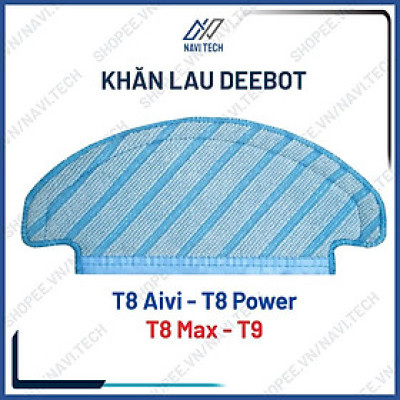 Phụ kiện khăn lau, giẻ lau dành cho robot hút bụi lau nhà Deebot Ozmo T8, T8 Aivi, T8 Max, T8 Power, T8 Aivi Plus, N8 Pro