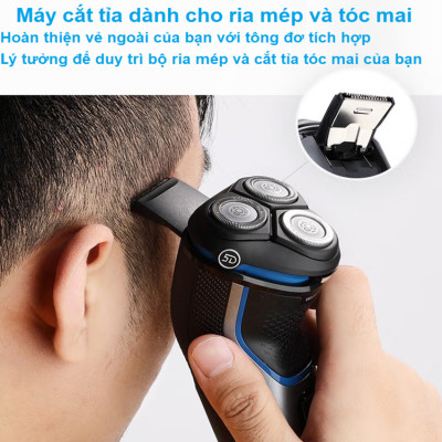 Máy cạo râu khô và ướt cao cấp thương hiệu Philips S3206/09 - Hàng Nhập Khẩu