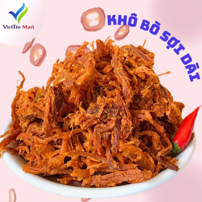 Khô Bò Sợi Dài Viettin Mart 500g