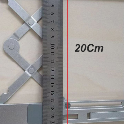 Giá đỡ Laptop, cho ipad, cho macbook tản nhiệt Rhino KL102, kệ đỡ máy tính nhôm cao cấp, gấp gọn, tặng kèm túi đựng - Hàng chính hãng