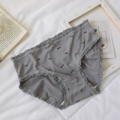 Combo 5 Quần Lót Nữ Cotton Tăm Hoa Nhí 3358 – Mềm Mại, Co Giãn, In Hoa Nhí Xinh Xắn