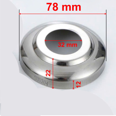 Chụp Trụ Tròn Lan Can Cầu Thang Inox 304 KB-960