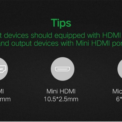 Ugreen UG11167HD108TK 1.5M 4K 60hz 2.0 Cáp Mini HDMI sang HDMI thuần đồng màu Đen - HÀNG CHÍNH HÃNG