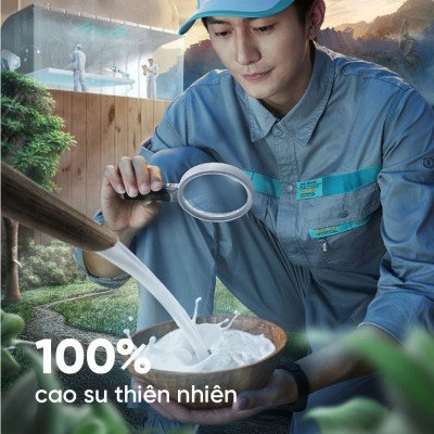 Gối Ôm Cao Su Kim Cương Honey KCGO20100 (20 x 100 cm) - Trắng