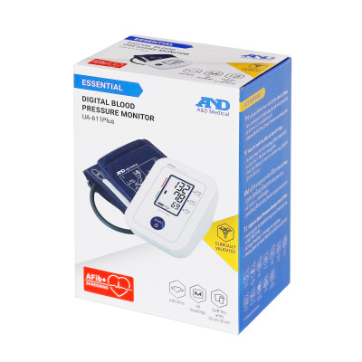 Máy đo huyết áp AND UA-611 Plus cảnh báo rối loạn nhịp tim