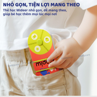 Bộ thẻ học thông minh cho bé Mideer Match & Connect Play Book