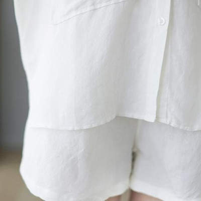 Set bộ sơ mi Linen đi chơi, đi biển xinh, mẫu mới mùa hè năm nay, phong cách cá tính trẻ trung