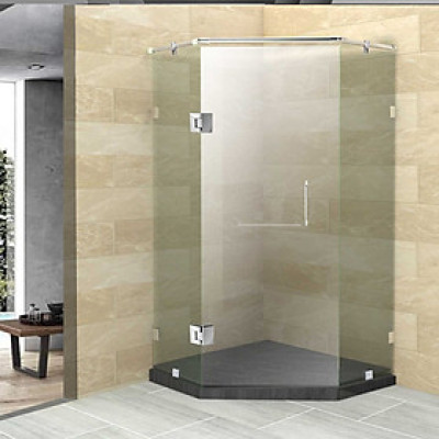 Bộ phụ kiện vách tắm kính kết cấu 135 độ chất liệu SUS304 mặt gương Hiwin PKF-135