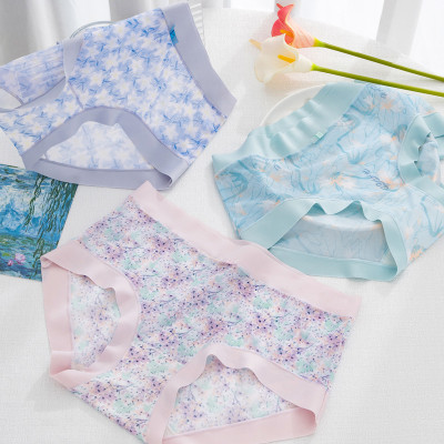 Quần lót nữ voan lưới nhiều họa tiết 3294