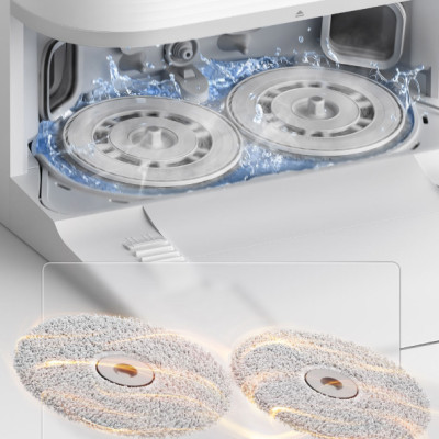 Robot Hút Bụi Lau Nhà Xiaomi Mijia M30s 2025, Xòe Giẻ Giặt Nước Nóng 70 Độ, Chổi Cắt Hạn Chế Rối Lực Hút 7300 Pa - Hàng Nhập Khẩu