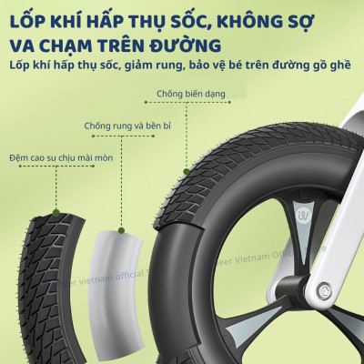 Xe Thăng Bằng Cho Bé Mideer Kid Bike Stand, Xe cân bằng cho bé trai, gái 2,3,4,5,6 tuổi