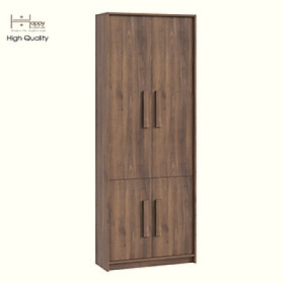 HAPPY FURNITURE , Tủ lưu trữ 4 cửa mở - RUBEL, TCM_227, 80cm x 30cm x 210cm DxRxC