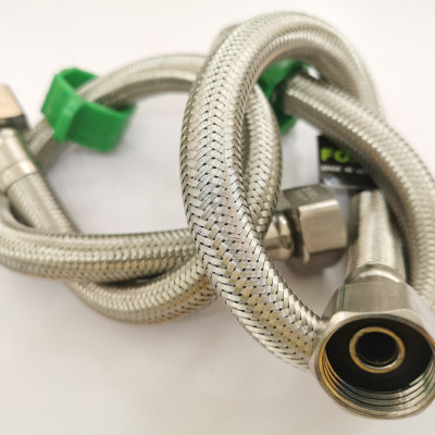  BỘ ĐÔI 2 DÂY CẤP NƯỚC INOX 304  DÀI 50CM