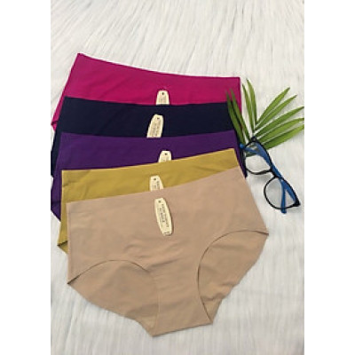 Bộ 10 quần lót đúc vic nữ mát lạnh không đường may fom 45-60 kg