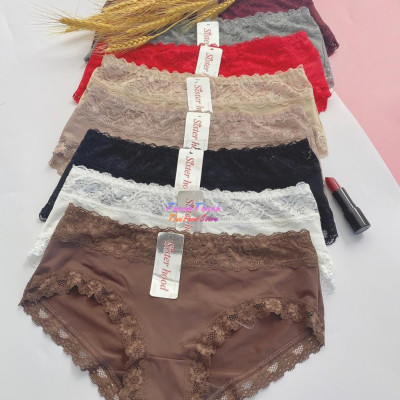 Quần lót phối ren đẹp, mềm mại 9836 ,  Form L