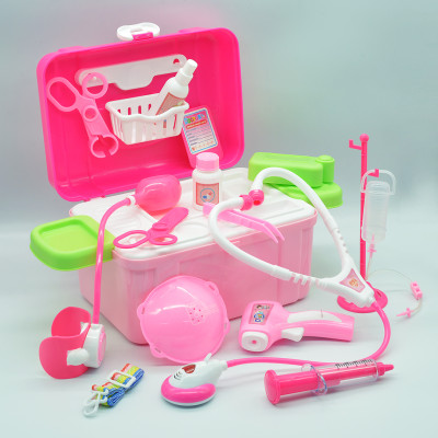 Bộ Đồ Chơi Bác Sĩ Màu Hồng (19 Chi Tiết) DK81147 - Duka