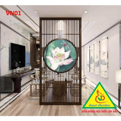 Vách ngăn phòng khách nhà bếp VN01 - Nội thất lắp ráp Viendong Adv