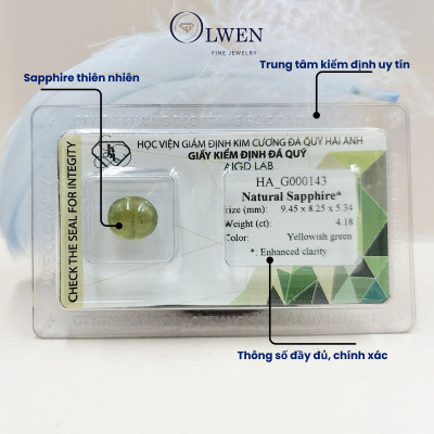 Viên đá Sapphire thiên nhiên HA-G000143