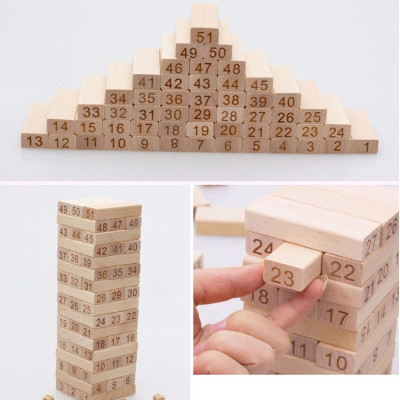 Đồ Chơi Rút Gỗ Trẻ Em - 2 Cỡ (Lớn và Nhỏ) - 54 Thanh Rút Gỗ Kèm 4 Con Súc Sắc Cho Bé – Bộ Đồ Chơi Rút Gỗ Cao Cấp Chính Hãng dododios