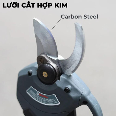 Kéo cắt cành dùng pin Work fix -CP30BL - Màn hình led báo % Pin -Công tắc bóp - Động cơ không chổi than 100% Lõi Đồng