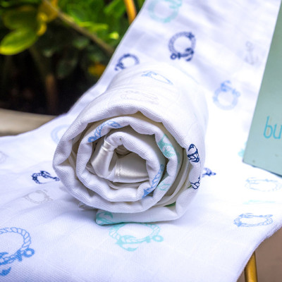  Bộ 3 khăn đa năng vải sợi tre cho bé 120x120 Mamaru MA-KDN03 - Diệt khuẩn, hút ẩm tốt, kháng tia UV