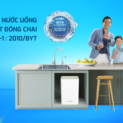Máy lọc nước RO để gầm Karofi KAQ-U65 - Hàng chính hãng