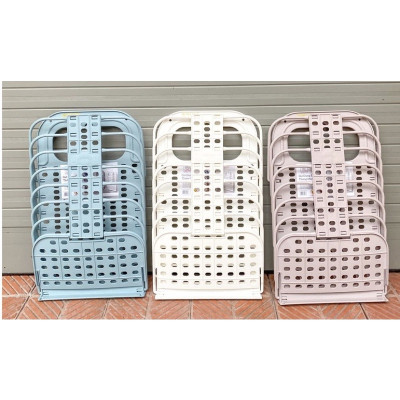 Giỏ đựng đồ gấp gọn thông minh Việt Nhật 3379 tặng móc dính trong,giỏ treo tường đựng quần áo đồ dùng nhà tắm