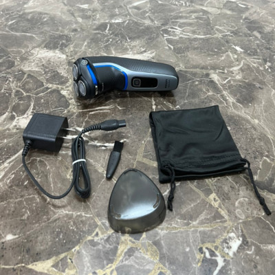 Máy cạo râu khô và ướt cao cấp, thương hiệu Hà Lan Philips S3206/09 Series 3000 - Chức năng: Cạo râu, tỉa tóc mai, ria mép - HÀNG NHẬP KHẨU