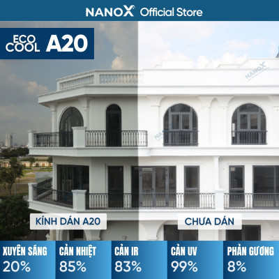 Phim cách nhiệt màu xám, chống chói NanoX