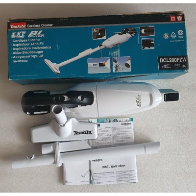 MÁY HÚT BỤI MAKITA DÙNG PIN 18V ( 6.4 KPA) DCL280FZW (KHÔNG KÈM PIN VÀ SẠC) - HÀNG CHÍNH HÃNG