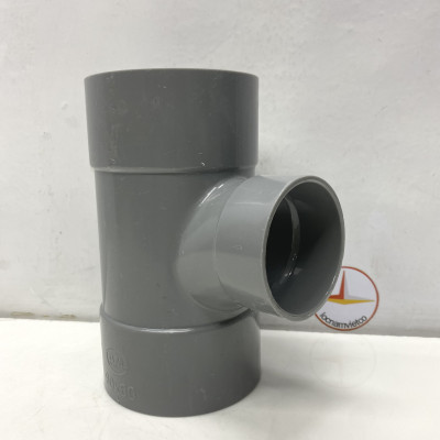 Tê cong 90 giảm 60 nhựa PVC Bình Minh _ TC90x60