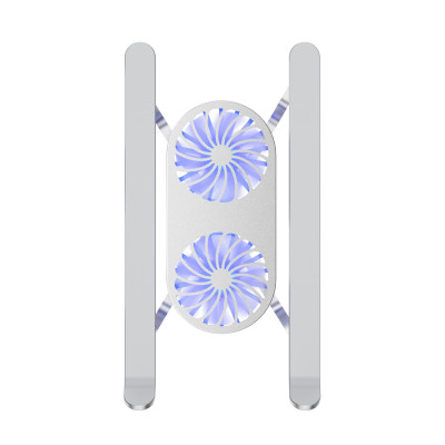 KỆ WIWU LAPTOP STAND KÈM QUẠT TẢN NHIỆT S400 PRO cho laptop, macbook làm bằng hợp kim nhôm, có quạt tản nhiệt - Hàng chính hãng