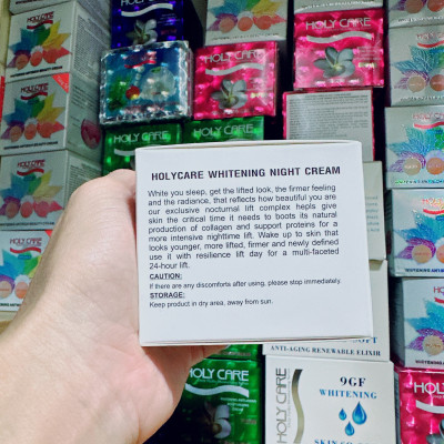 Kem HOLY CARE Ban Đêm 30g - Dưỡng Trắng Da - Cấp Ẩm - Làm Mềm Mịn Da