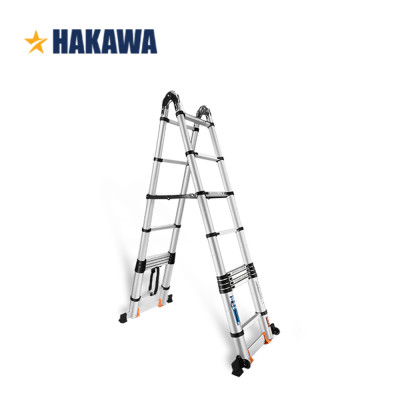 Thang nhôm rút đôi chữ a Nhật Bản HAKAWA HK256 (5,6M) - Phân phối chính hãng - Nhỏ gọn tiện lợi