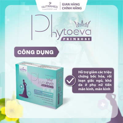 Viên uống Phytoeva Primrose hỗ trợ cân bằng và ổn định nội tiết tố nữ (30 viên) - Nutramed