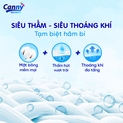 Combo 3 gói Tã/Bỉm Quần Người Lớn, Người Già Canny Siêu Mềm Mại, Siêu Thấm, Kháng Khuẩn XL7 (7 miếng)