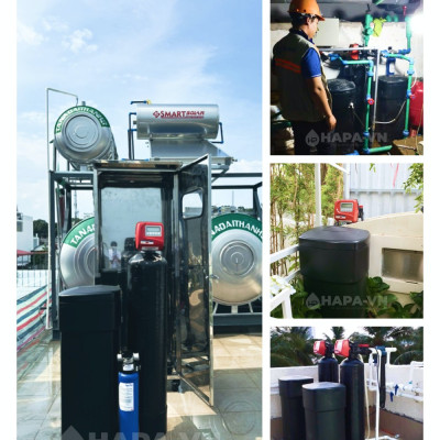 Hệ Thống Lọc Nước Tổng Cao Cấp 3M WTS150 (Combo 3MWTS150 AP904) Chuyên Dùng Cho Biệt Thự Villa Penthouse Nhập Khẩu Mỹ - Hàng Chính Hãng 3M