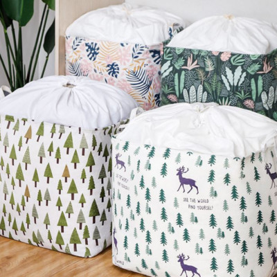 Túi Bạt Đựng Quần Áo, Chăn Mền, Túi Chăn 100L Chống Thấm Nước - Sọt Đựng Đồ Gấp Gọn Cỡ Đại 50x40x50cm - Hàng Chính Hãng