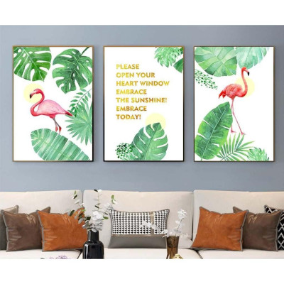 TRANH BỘ 3 TREO TƯỜNG CỠ ĐẠI - KÈM KHUNG - TB3BAFCF655